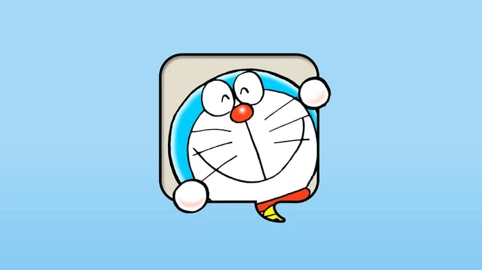 Bức tranh Doremon dễ thương, hình nền Doremon xinh đẹp