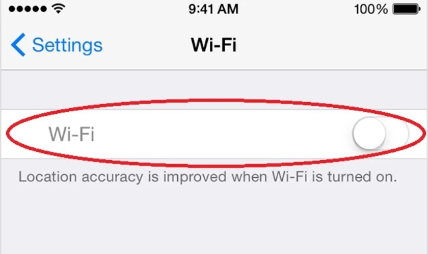 Cách khắc phục nút WiFi không bật được trên iPhone siêu đơn giản
