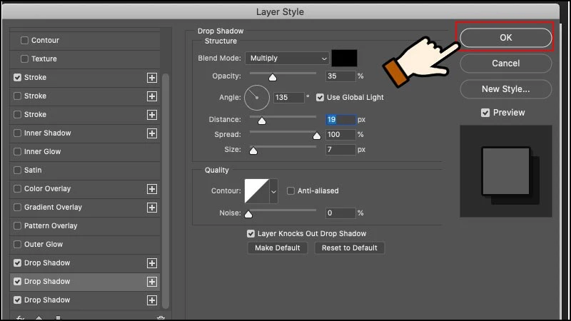 Cách đổ bóng, tạo viền cho chữ trong Photoshop đẹp, dễ dàng nhất