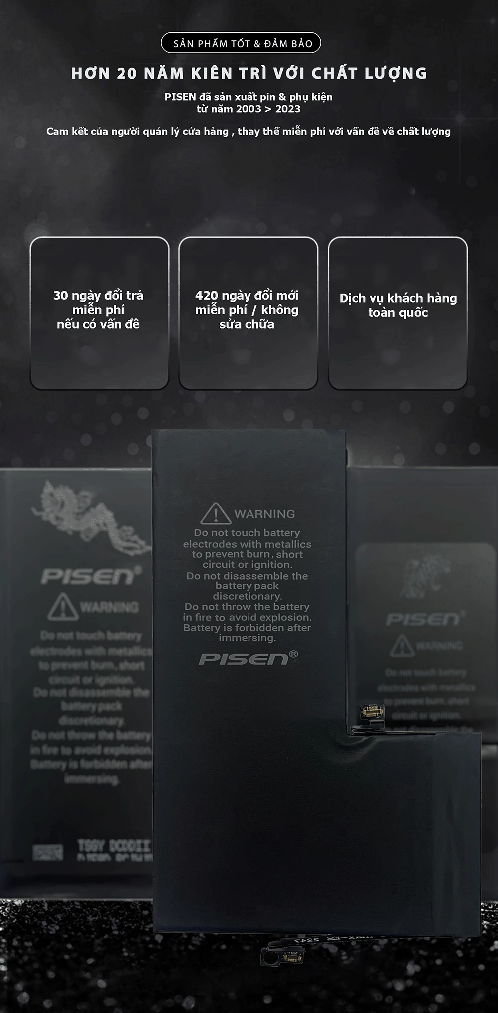 Pin iPhone i14 Pro Max - Pin chuẩn gốc - 4323mAh