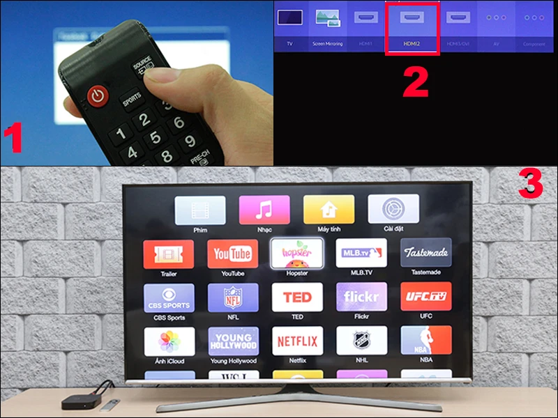 Cách phản chiếu màn hình iPhone lên tivi Samsung chi tiết, đơn giản - Thegioididong.com