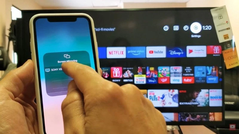 Hướng dẫn cách phản chiếu màn hình iPhone lên tivi Sony nhanh chóng - Thegioididong.com