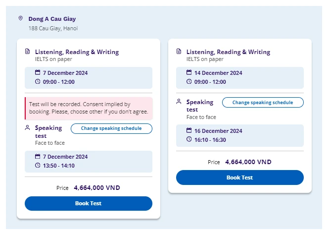 Hướng dẫn cách đăng ký thi Ielts tại IDP và BC chi tiết mới nhất