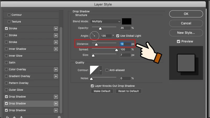 Cách đổ bóng, tạo viền cho chữ trong Photoshop đẹp, dễ dàng nhất