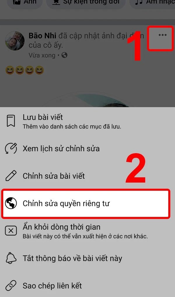 Cách đổi ảnh đại diện Facebook không ai biết, avatar chỉ mình tôi trên điện thoại, máy tính