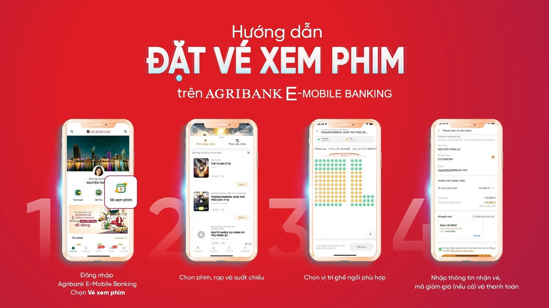 Cách đặt vé xem phim online dễ dàng trên ví VNPAY và ứng dụng ngân hàng
