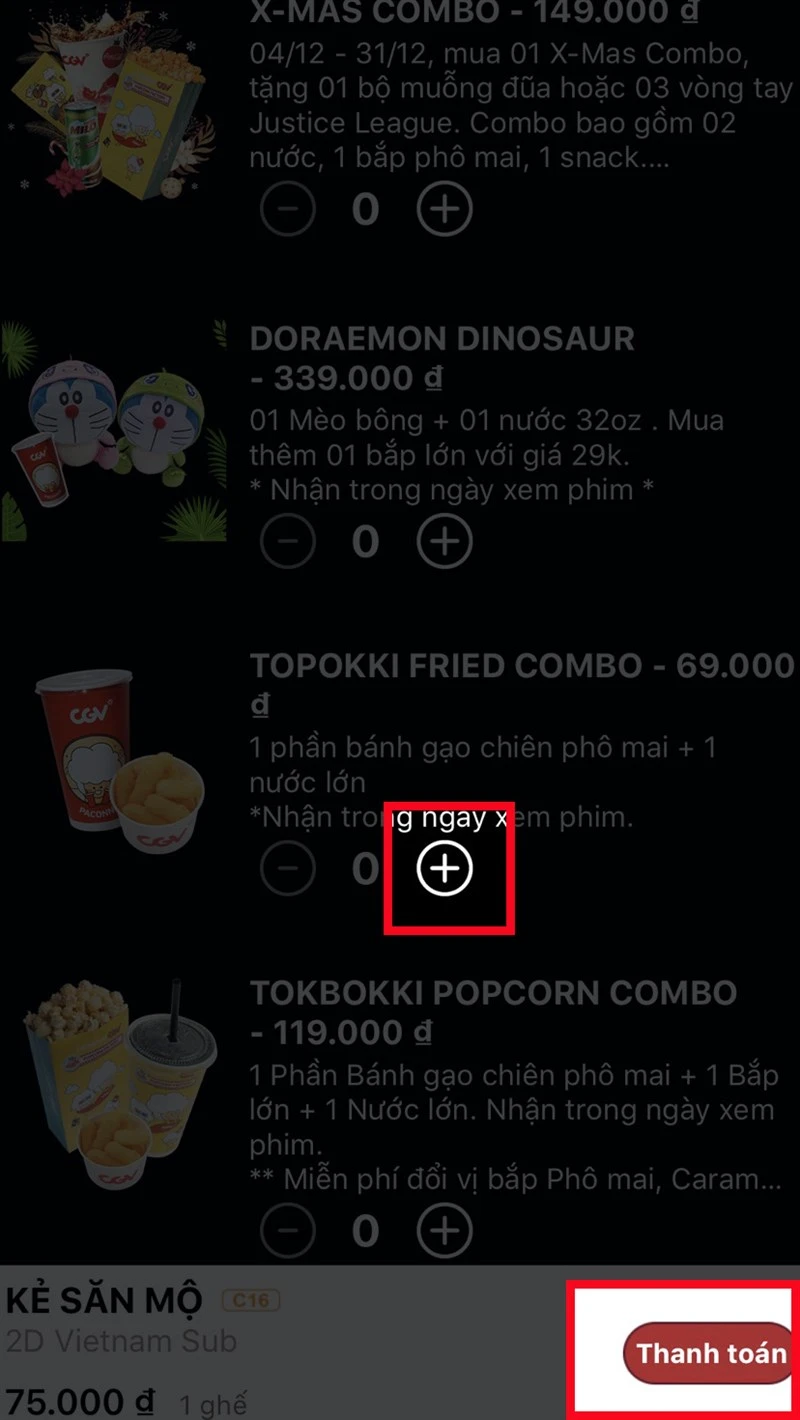 Cách đặt vé xem phim CGV online cực đơn giản, cực nhanh