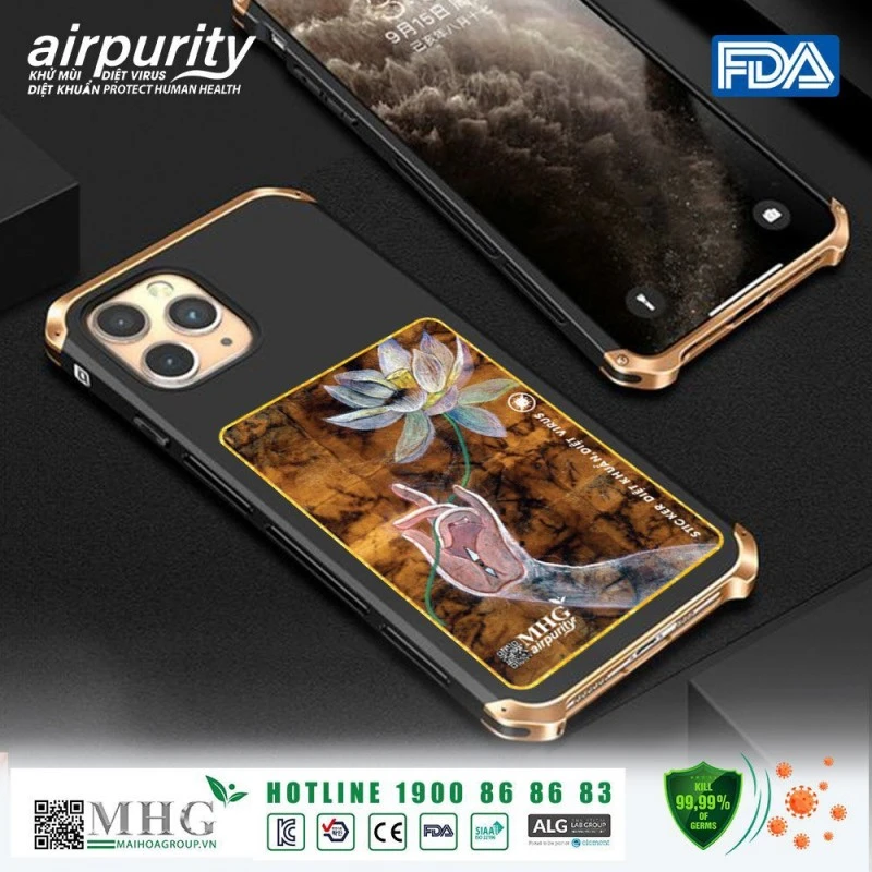 Miếng dán kháng khuẩn điện thoại loại bỏ vi khuẩn từ thói quen sai lầm