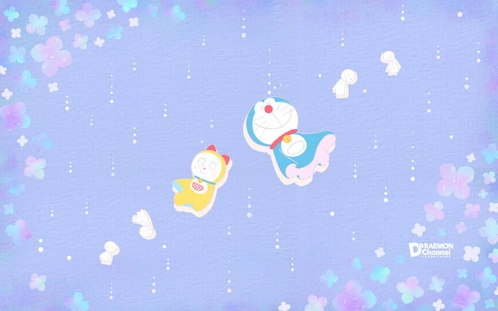 Bức tranh Doremon dễ thương, hình nền Doremon xinh đẹp