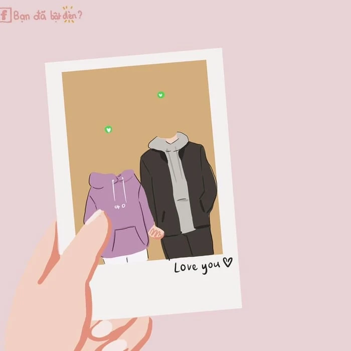 Bộ hình ảnh gốc ghép mặt 2 người dễ thương, hài hước và đáng yêu nhất