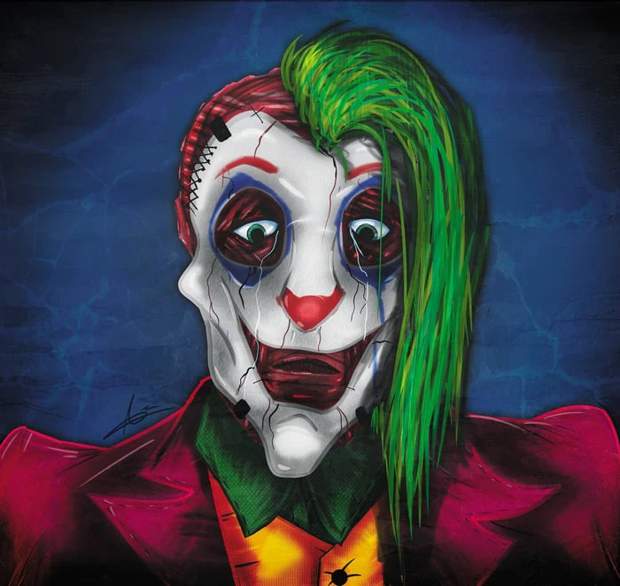 Bức tranh thằng hề khóc đẹp