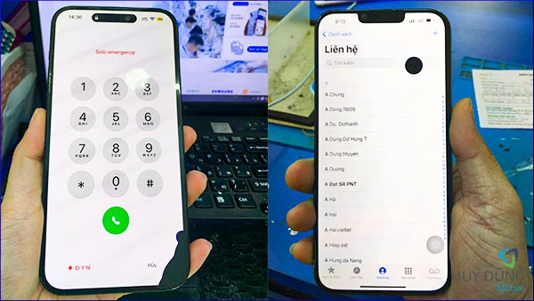 Sửa chảy mực màn hình iPhone 12 Pro Max