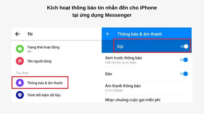 Tại sao Messenger không thông báo tin nhắn và cách sửa