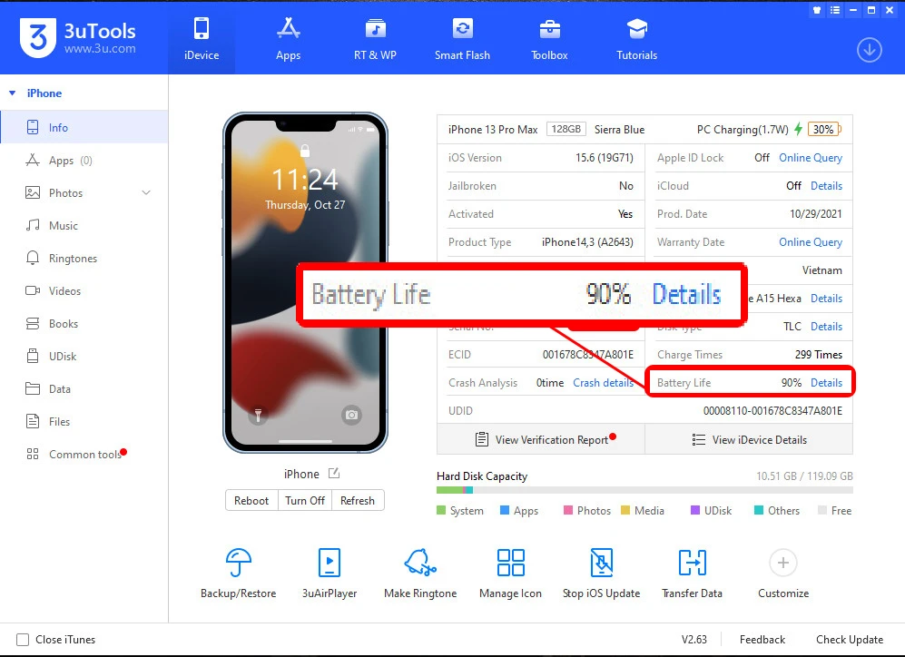 Bảng giá thay Pin iPhone Xs Max chính hãng 12/2024