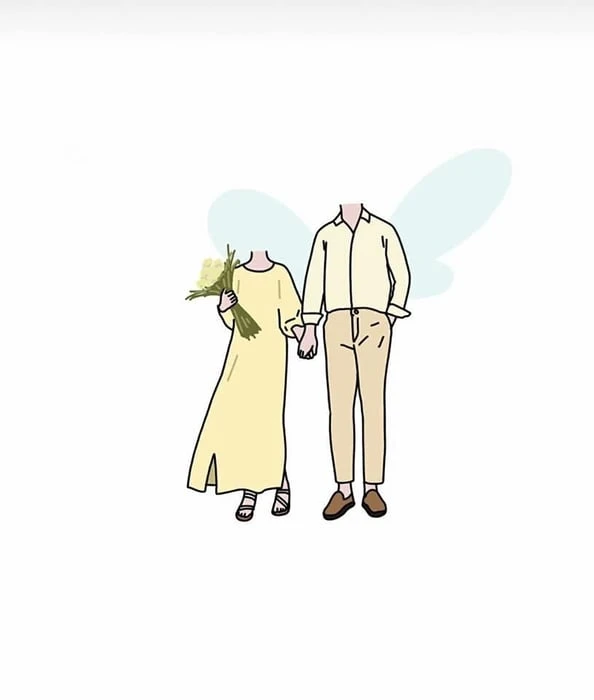 Bộ hình ảnh gốc ghép mặt 2 người dễ thương, hài hước và đáng yêu nhất