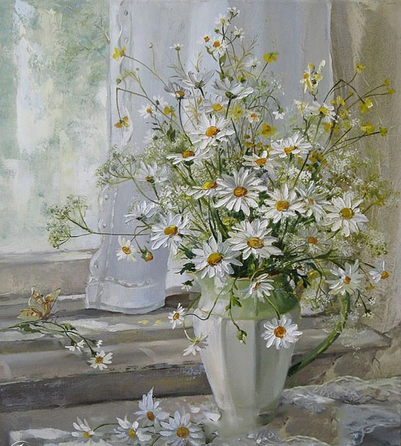 NÉT ĐẸP DỊU DÀNG GỌI GIÓ ĐÔNG VỀ CỦA HOA CÚC HỌA MI