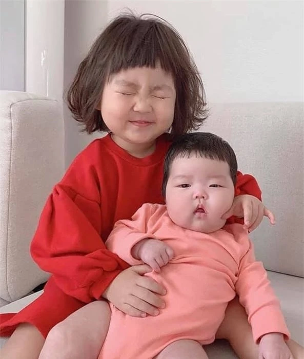 Hình ảnh dễ thương của bé Hàn Quốc