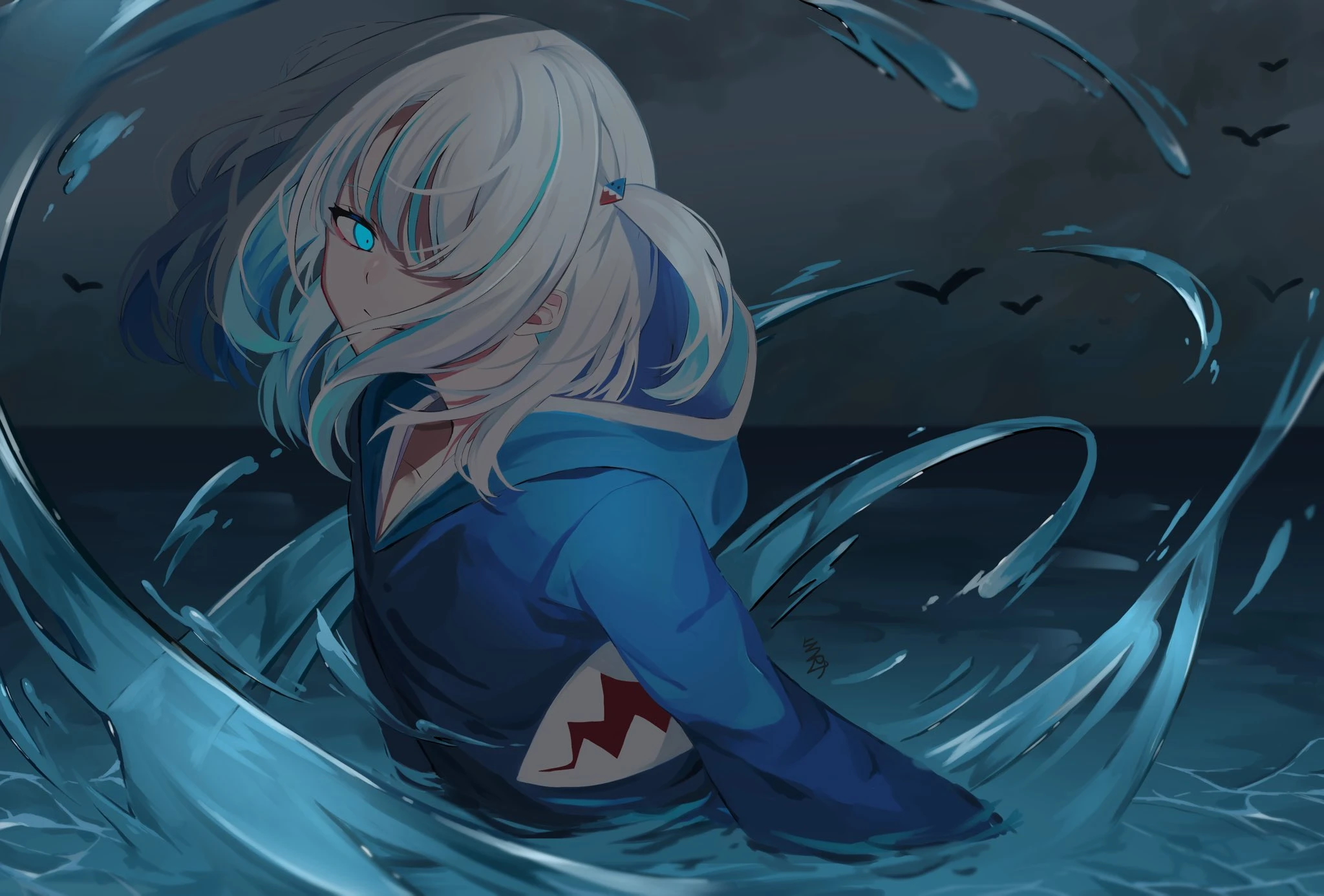 Vì ai cũng cần desktop ấn tượng, mời anh em tải bộ hình nền Gawr Gura siêu dễ thương