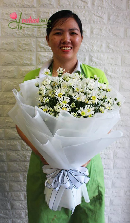 NÉT ĐẸP DỊU DÀNG GỌI GIÓ ĐÔNG VỀ CỦA HOA CÚC HỌA MI