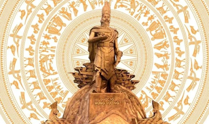 Gợi ý các mẫu poster, tranh vẽ Giỗ Tổ Hùng Vương đẹp, ý nghĩa