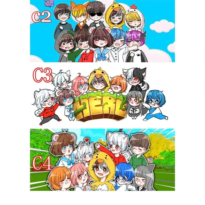 Hình ảnh dễ thương của Hero Team