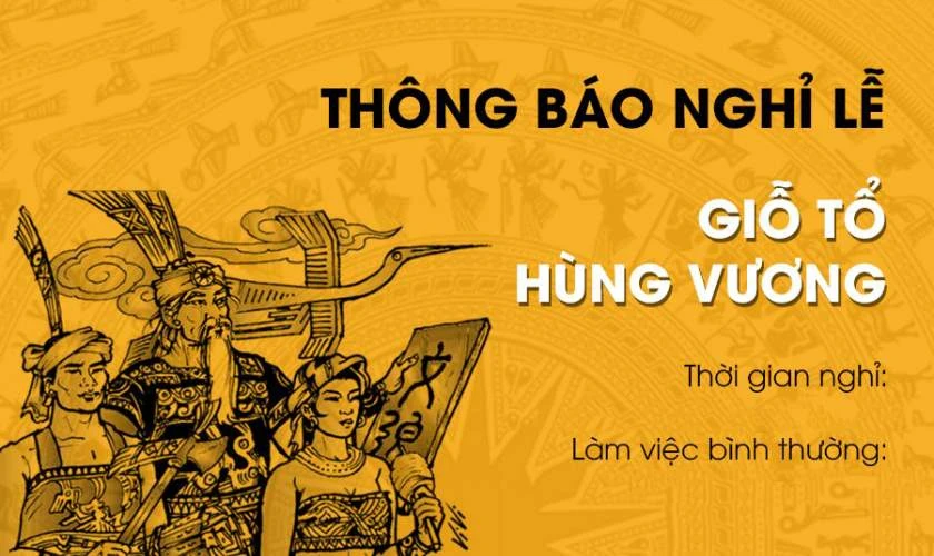 Gợi ý các mẫu poster, tranh vẽ Giỗ Tổ Hùng Vương đẹp, ý nghĩa