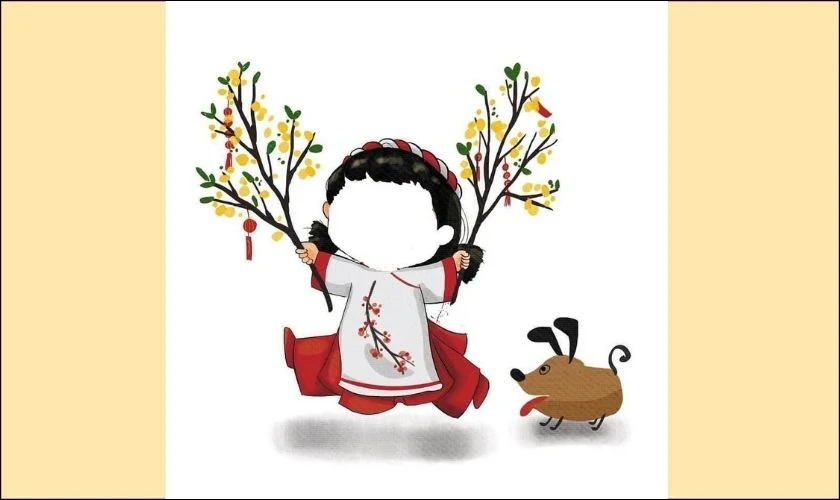 Cách ghép ảnh Tết đẹp, độc đáo, hài hước nhất 2025