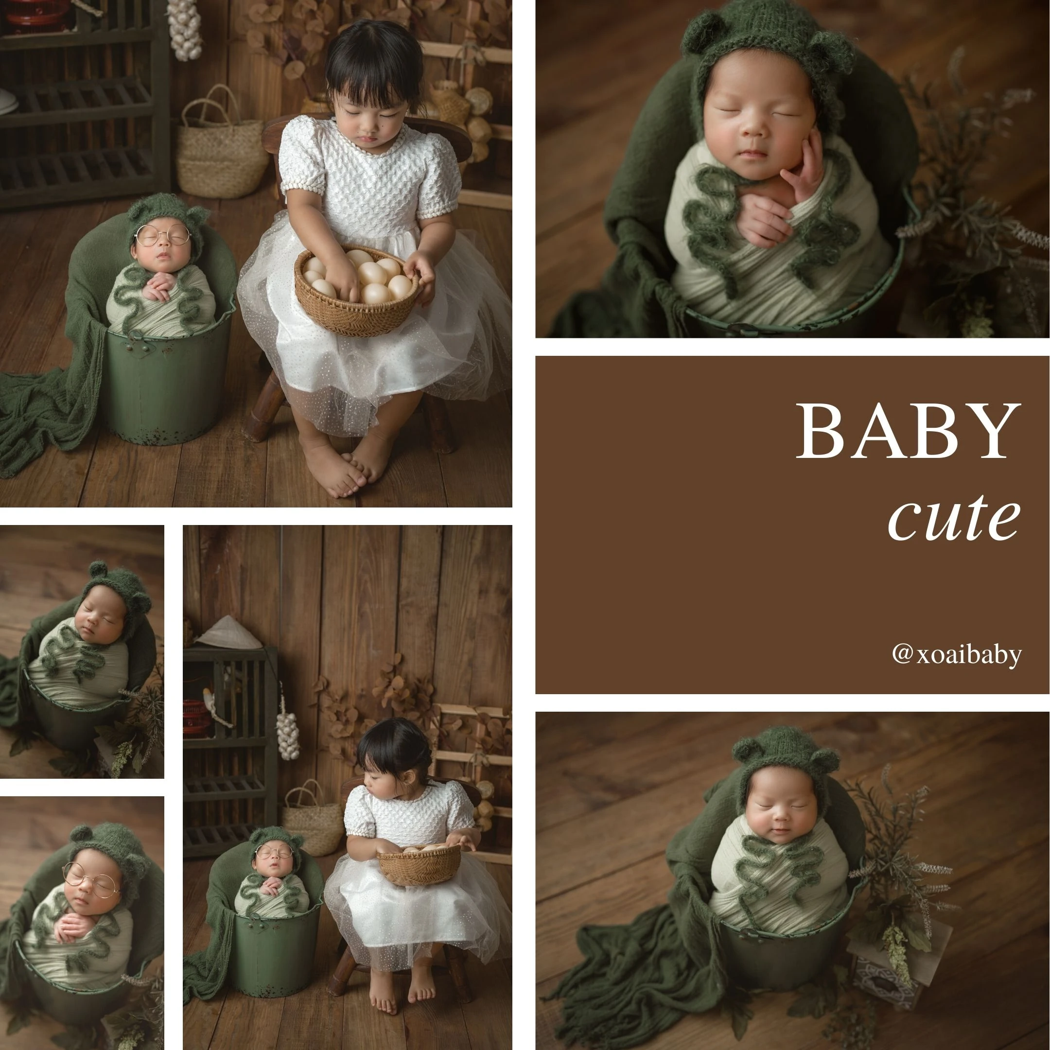 TOP 30 CONCEPT CHỤP ẢNH CHO BÉ SƠ SINH TẠI XOÀI BABY