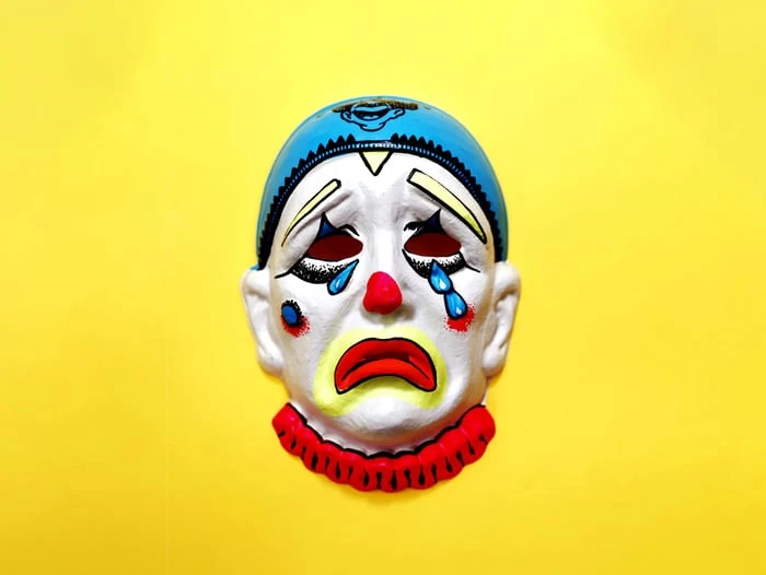 Bức tranh thằng hề khóc đẹp