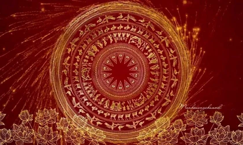 Gợi ý các mẫu poster, tranh vẽ Giỗ Tổ Hùng Vương đẹp, ý nghĩa