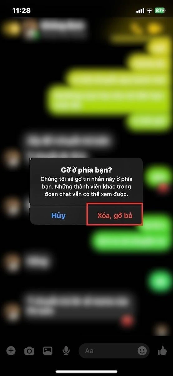 Cách xóa tin nhắn trên Messenger đơn giản nhất