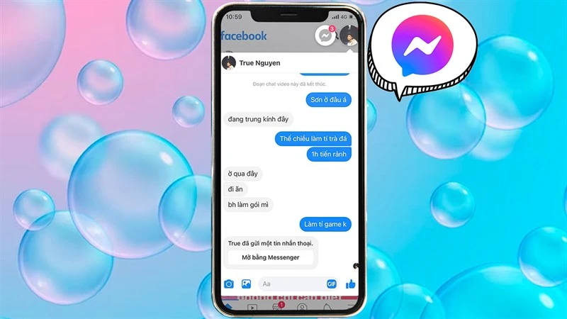 Cách bật bong bóng chat trên iPhone, giúp bạn tiện lợi hơn khi trò chuyện với bạn bè