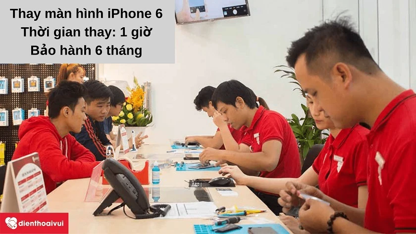 Thay màn hình iPhone 6