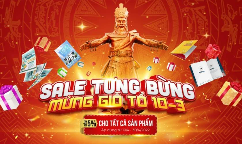 Gợi ý các mẫu poster, tranh vẽ Giỗ Tổ Hùng Vương đẹp, ý nghĩa