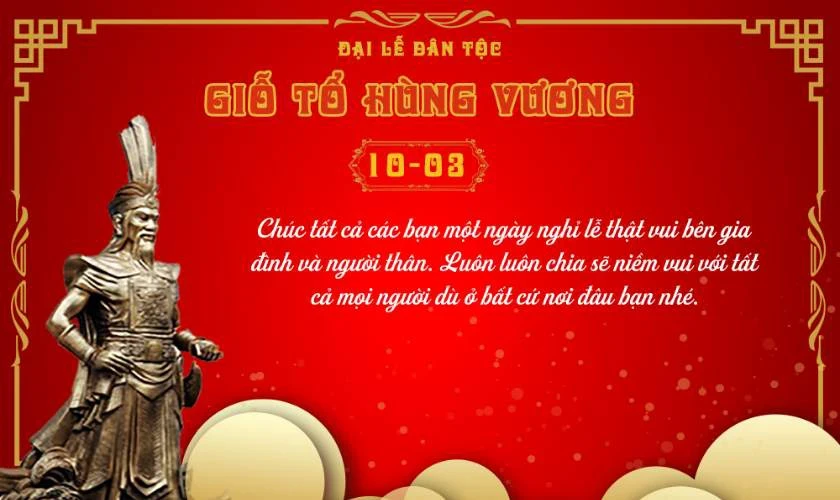 Gợi ý các mẫu poster, tranh vẽ Giỗ Tổ Hùng Vương đẹp, ý nghĩa