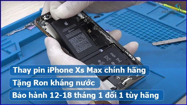 Bảng giá thay Pin iPhone Xs Max chính hãng 12/2024