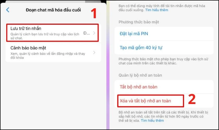 Cách tắt mã hoá đầu cuối trên Messenger chỉ trong 3s