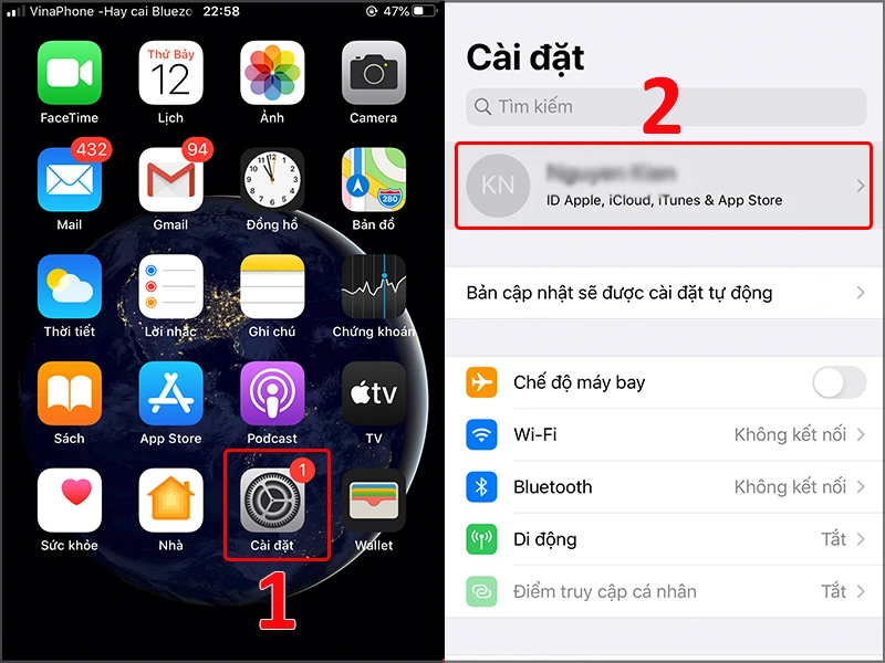 Cách tắt iCloud, xóa dữ liệu đồng bộ iCloud trên iPhone, iPad đơn giản - Thegioididong.com