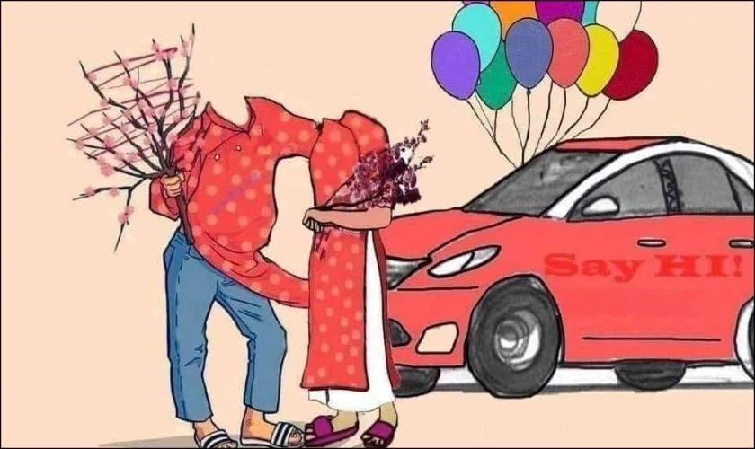 Cách ghép ảnh Tết đẹp, độc đáo, hài hước nhất 2025