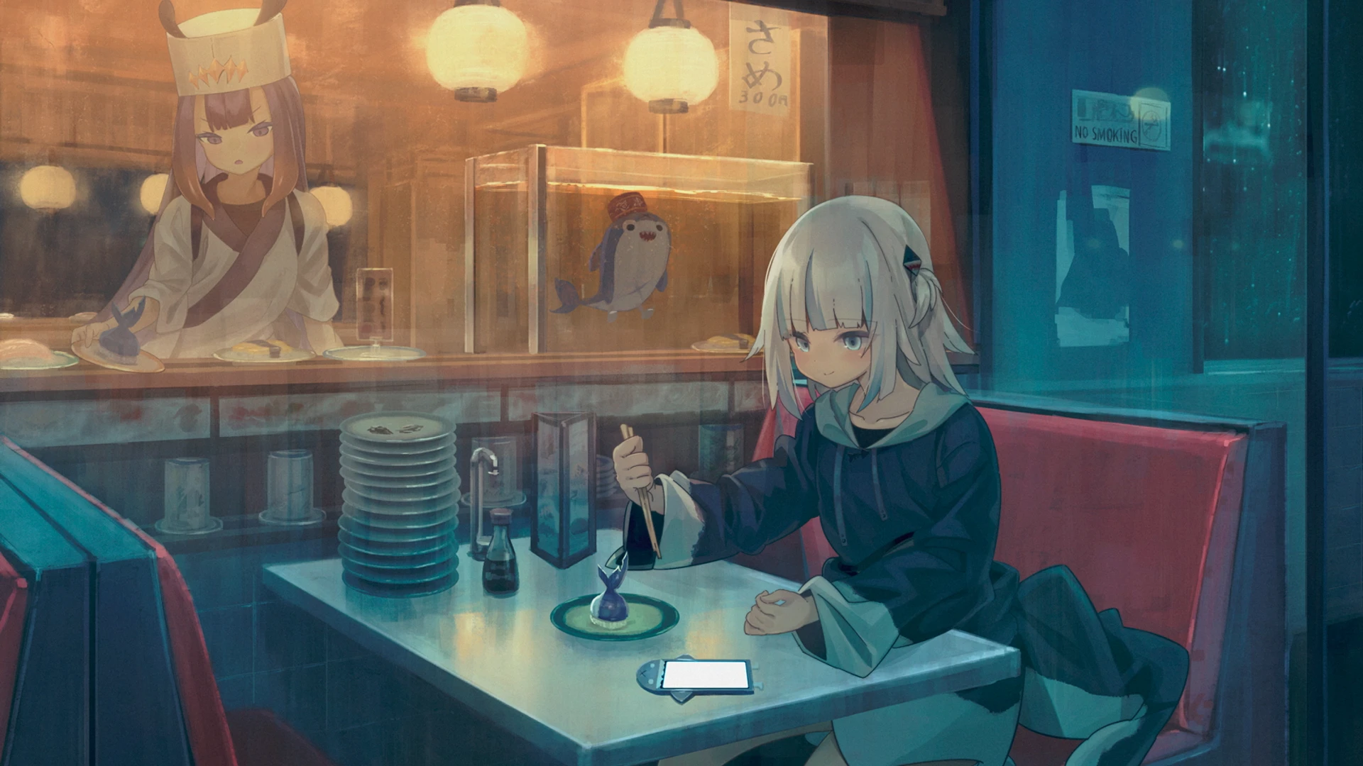 Vì ai cũng cần desktop ấn tượng, mời anh em tải bộ hình nền Gawr Gura siêu dễ thương