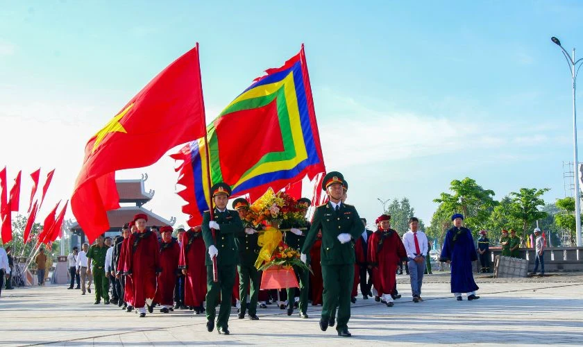 Gợi ý các mẫu poster, tranh vẽ Giỗ Tổ Hùng Vương đẹp, ý nghĩa