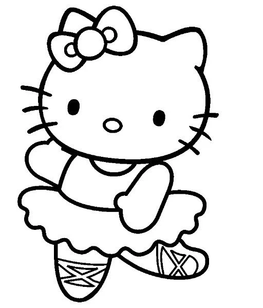 Bộ 40+ mẫu tranh tô màu Hello Kitty dành tặng bé yêu