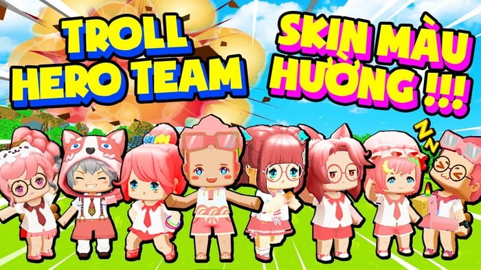 Hình ảnh dễ thương của Hero Team