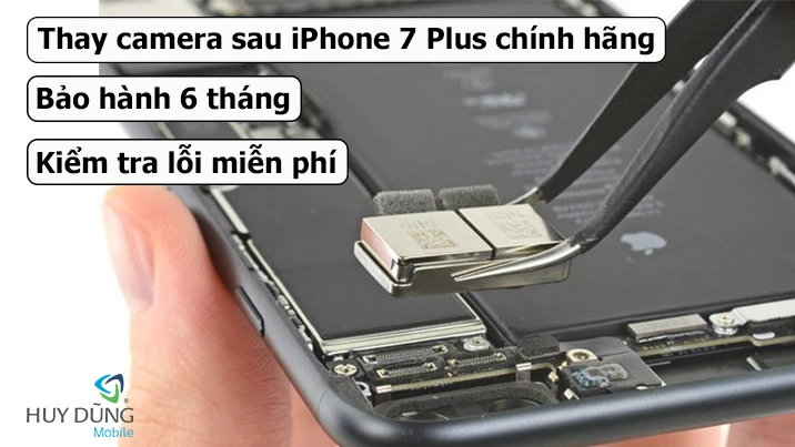 Sửa, thay camera sau iPhone 7 Plus chính hãng tại TPHCM