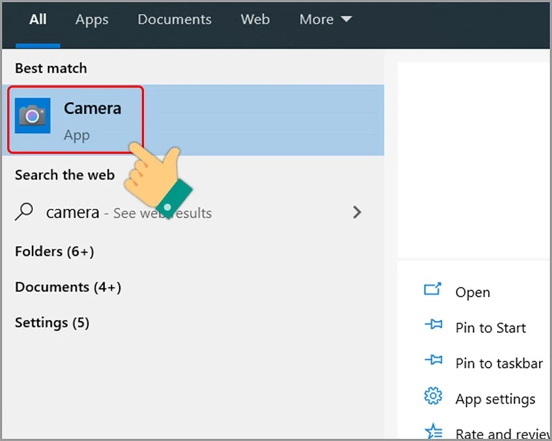 Cách bật, mở camera trên laptop Windows 10, 8, 7 nhanh, dễ dàng nhất