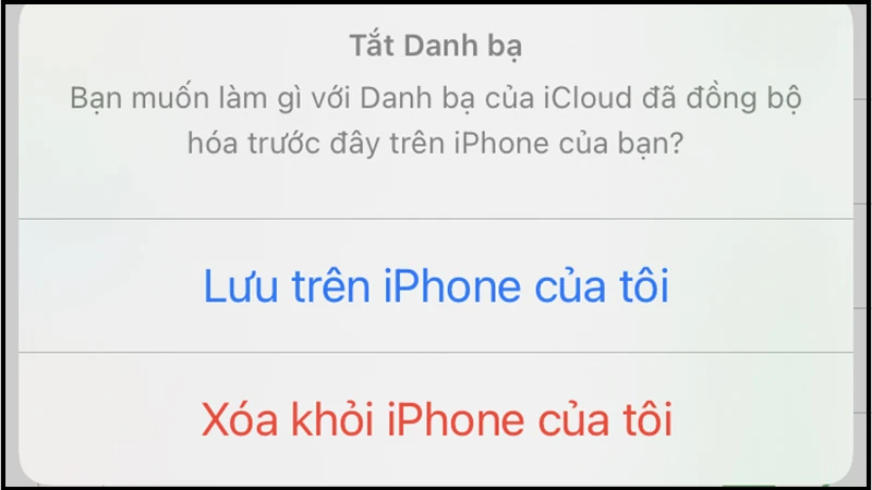 Cách tắt iCloud, xóa dữ liệu đồng bộ iCloud trên iPhone, iPad đơn giản - Thegioididong.com