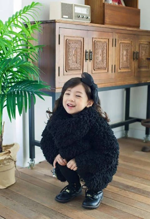 Hình ảnh dễ thương của bé Hàn Quốc