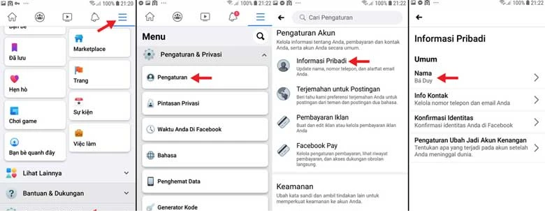 Hướng dẫn cách đổi tên Facebook 1 chữ trên điện thoại, máy tính