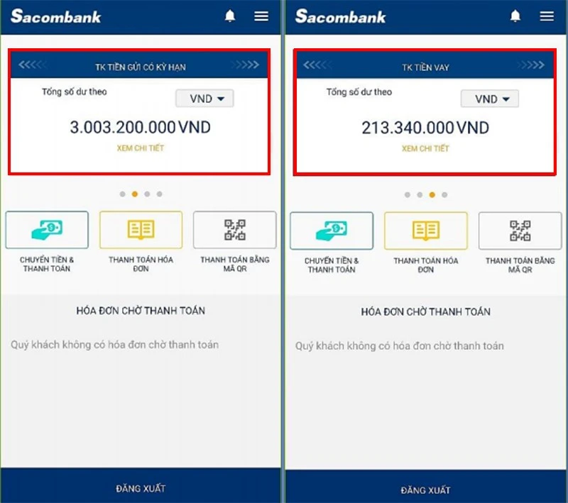 Sacombank mBanking - Ứng dụng dành cho chủ thẻ Sacombank