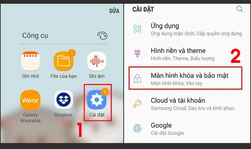 Cách cài mật khẩu điện thoại Android và iPhone nhanh nhất